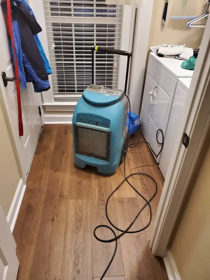 Commercial dehumidifier deployed for Flood Damage Cleanup in Hermantown