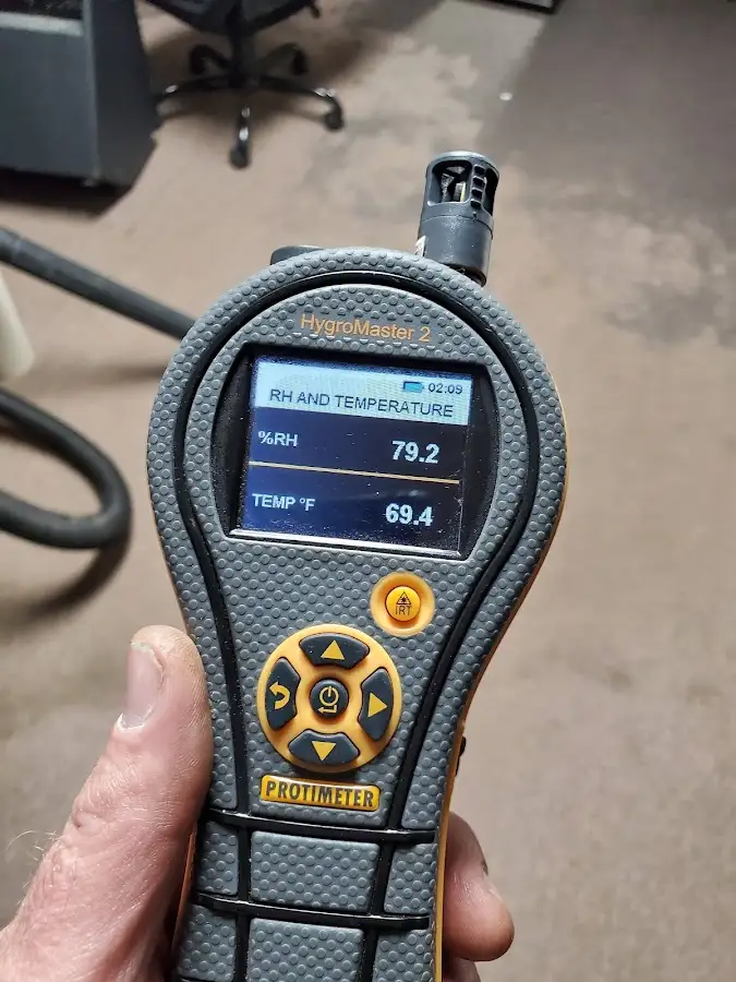 Moisture meter humidity assessment for Fire & Smoke Damage Restoration in Hermantown